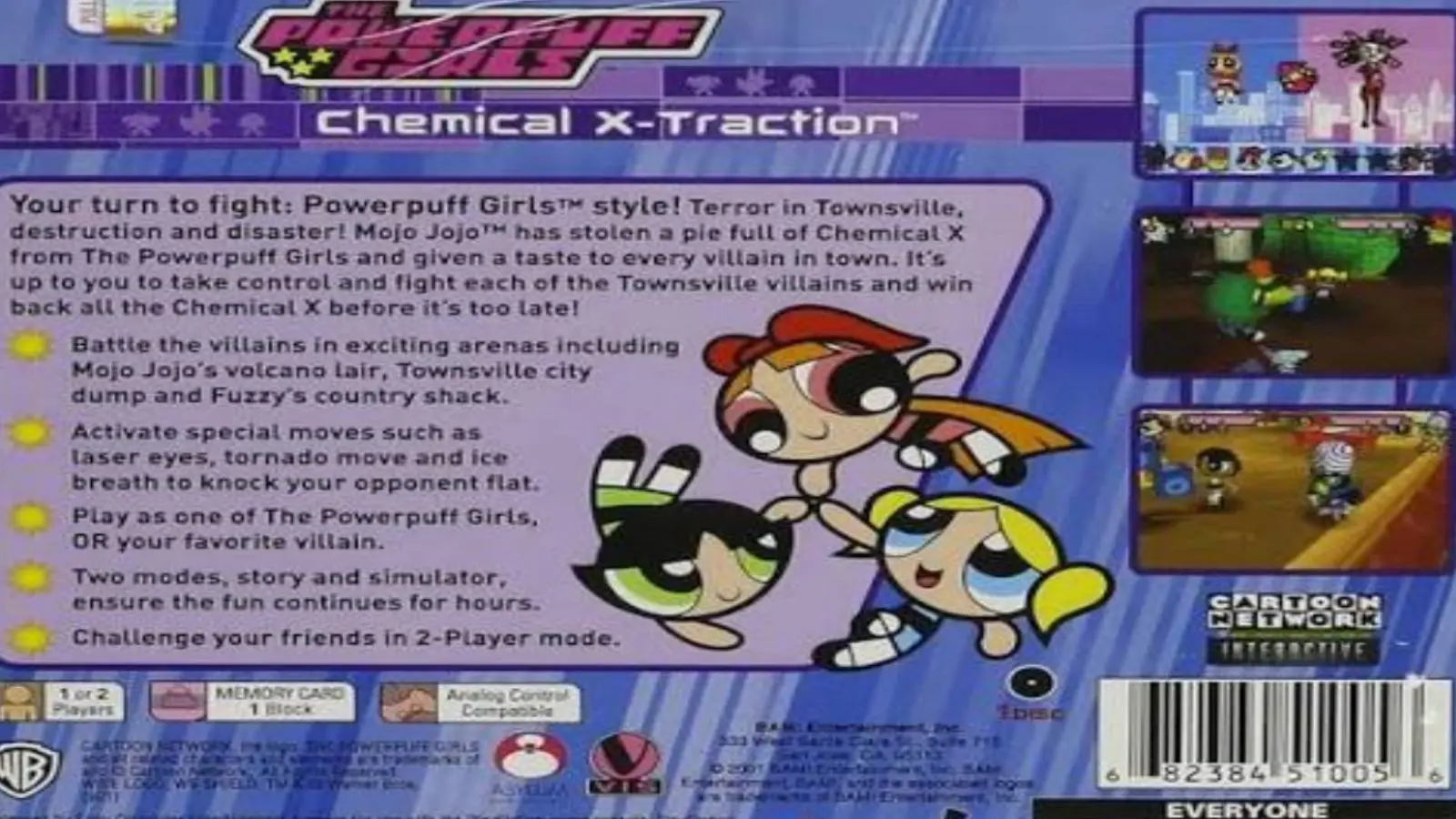 [THE FILES] : The Powerpuff Girls: Chemical X-Traction (2001 Video Game)