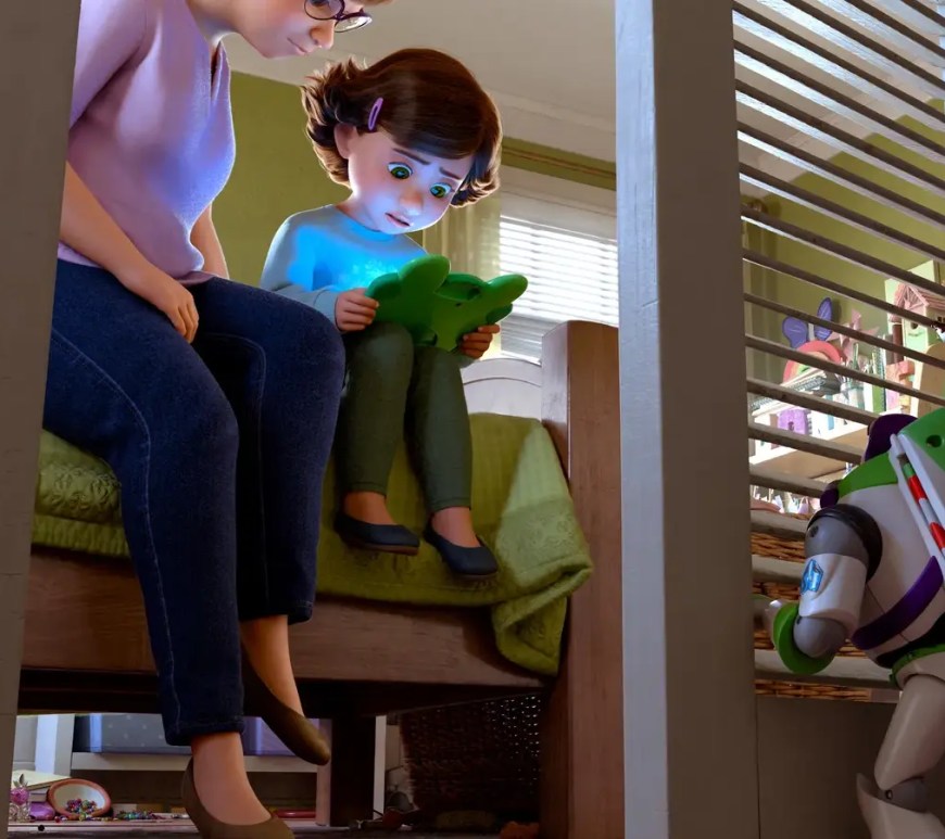 An still depicting Lily Pad in the upcoming Toy Story 5 movie