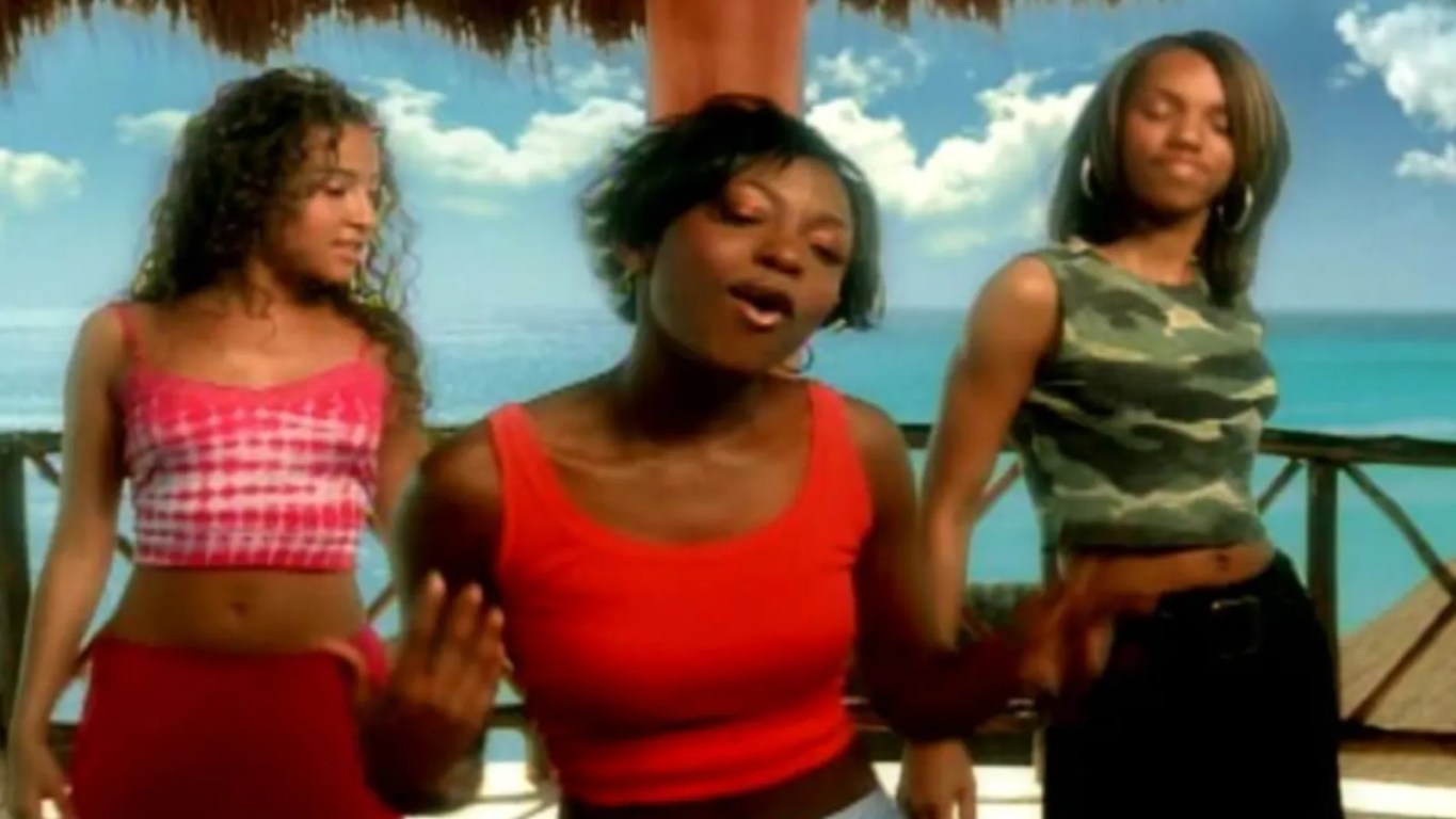 A still from 3LW's Playas Gon' Play Music Video (2001)