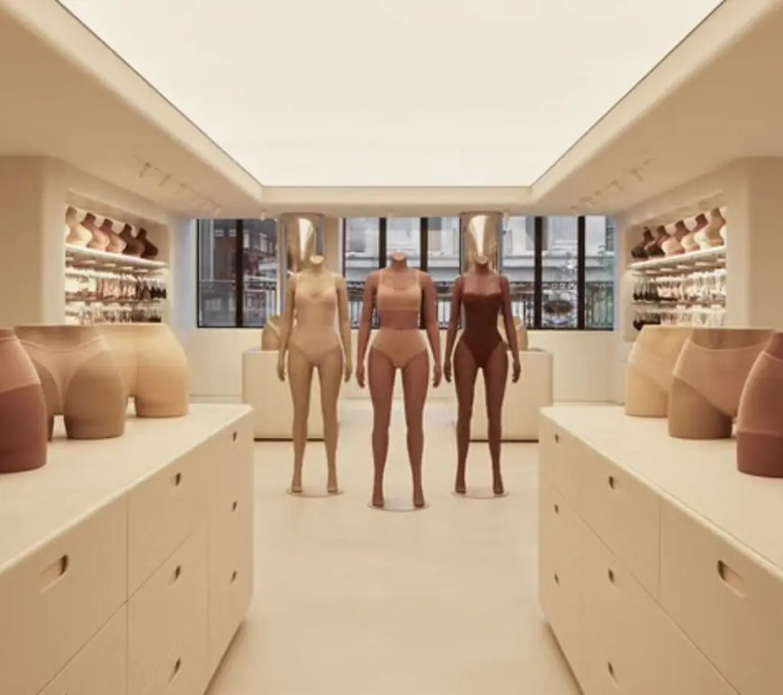 A still of Kim Kardashian’s London storefront