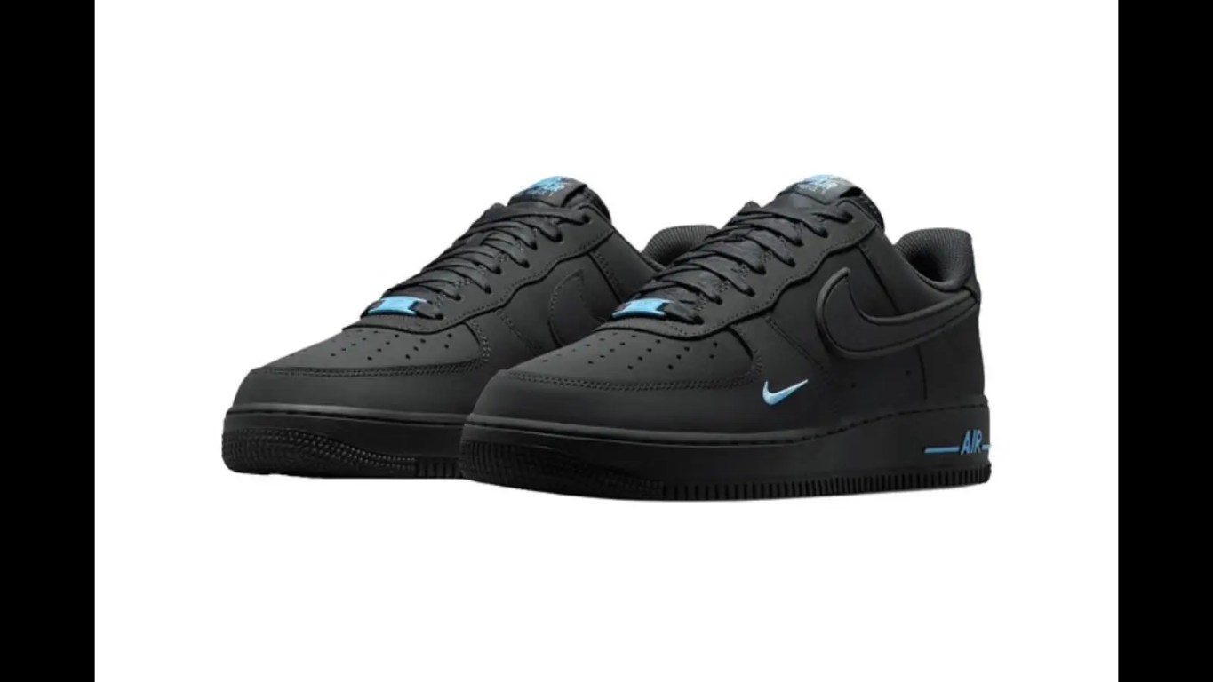 A still of the black and blue Nike anthracite