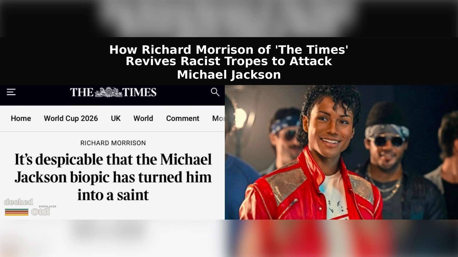 How Richard Morrison of ‘The Times’ Revives Racist Tropes to Attack Michael Jackson