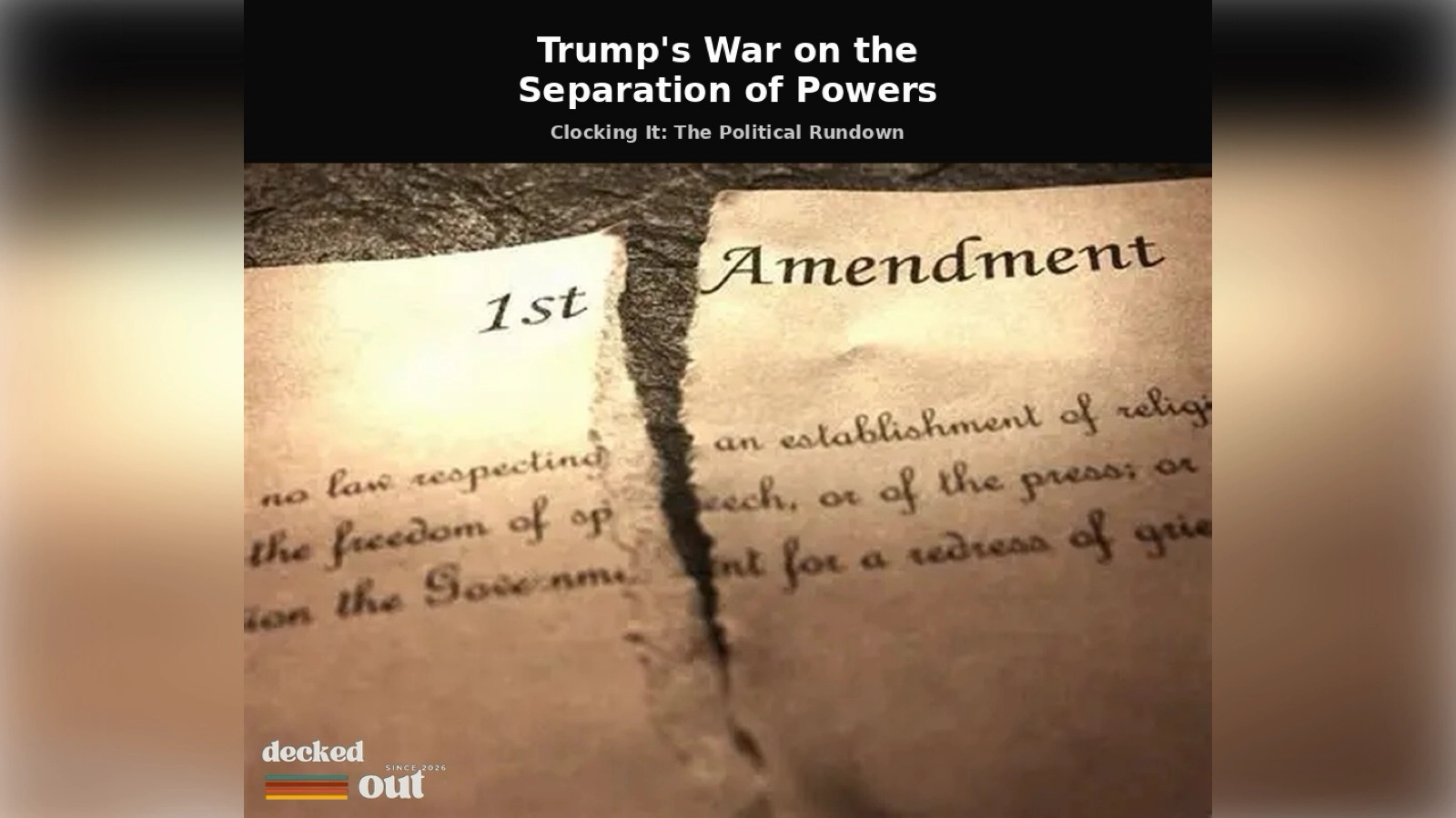 Trump’s War on the Separation of Powers