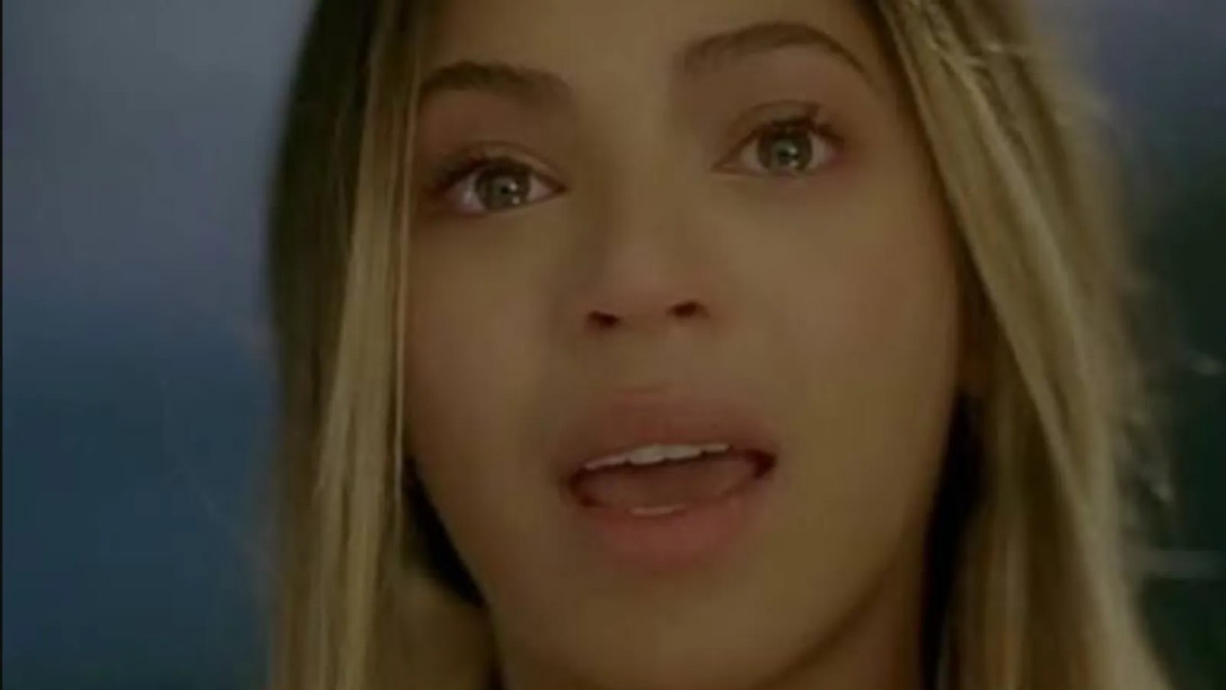 A still from Beyonce's Ring the Alarm (2006) music video