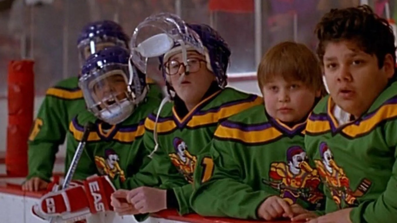 A still from D2 Mighty Ducks