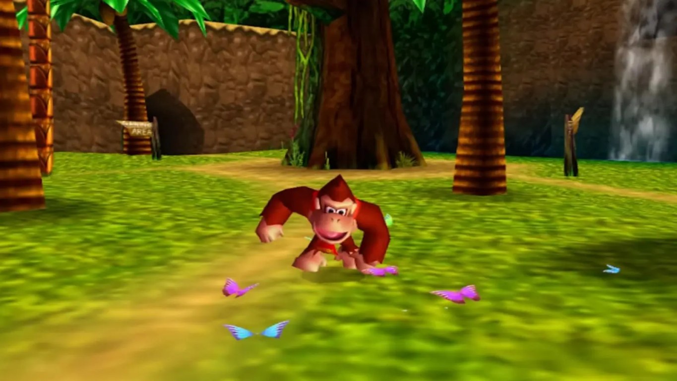 A still from Donkey Kong 64