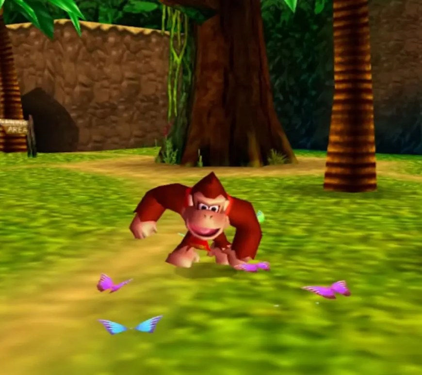 A still from Donkey Kong 64