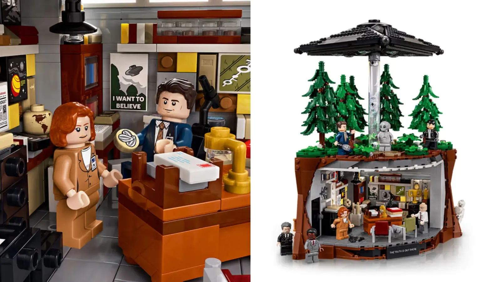 LEGO Unveils Official ‘The X-Files’ Set Featuring Mulder’s Office and Hovering UFO Scene