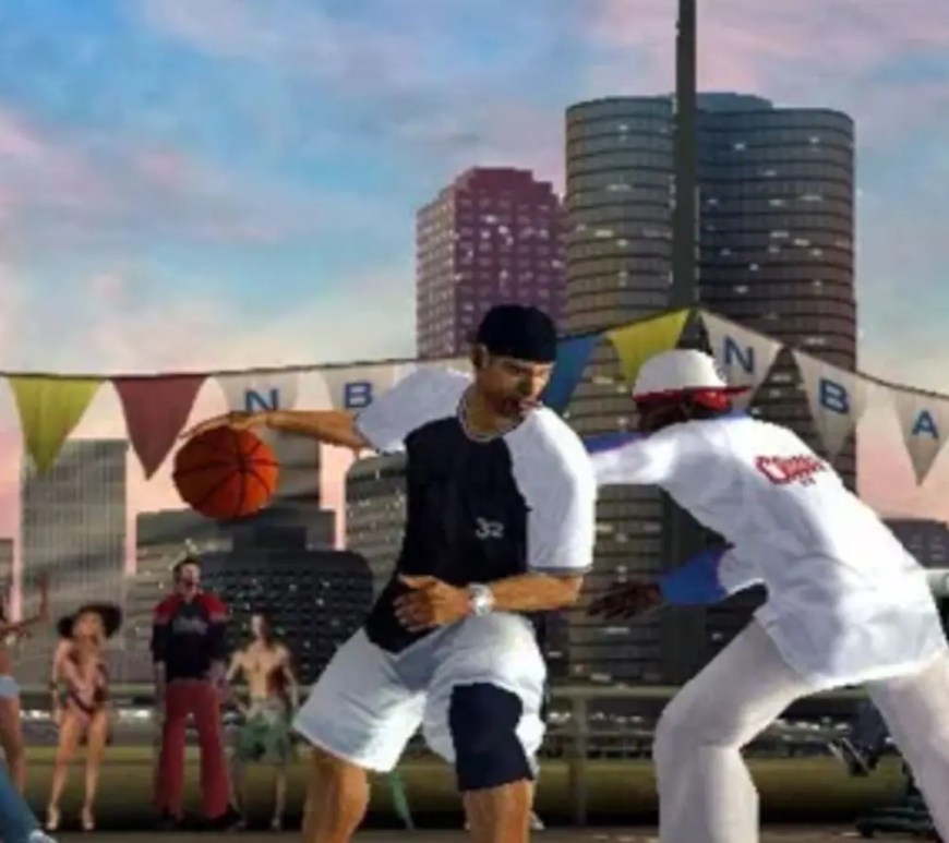 A still from NBA Ballers (2004)