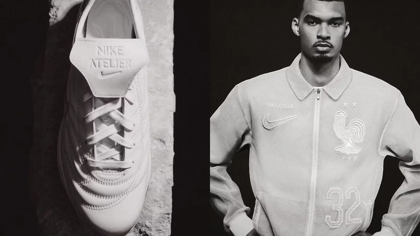 A still of Nike and Victor Wembayna from the new collection