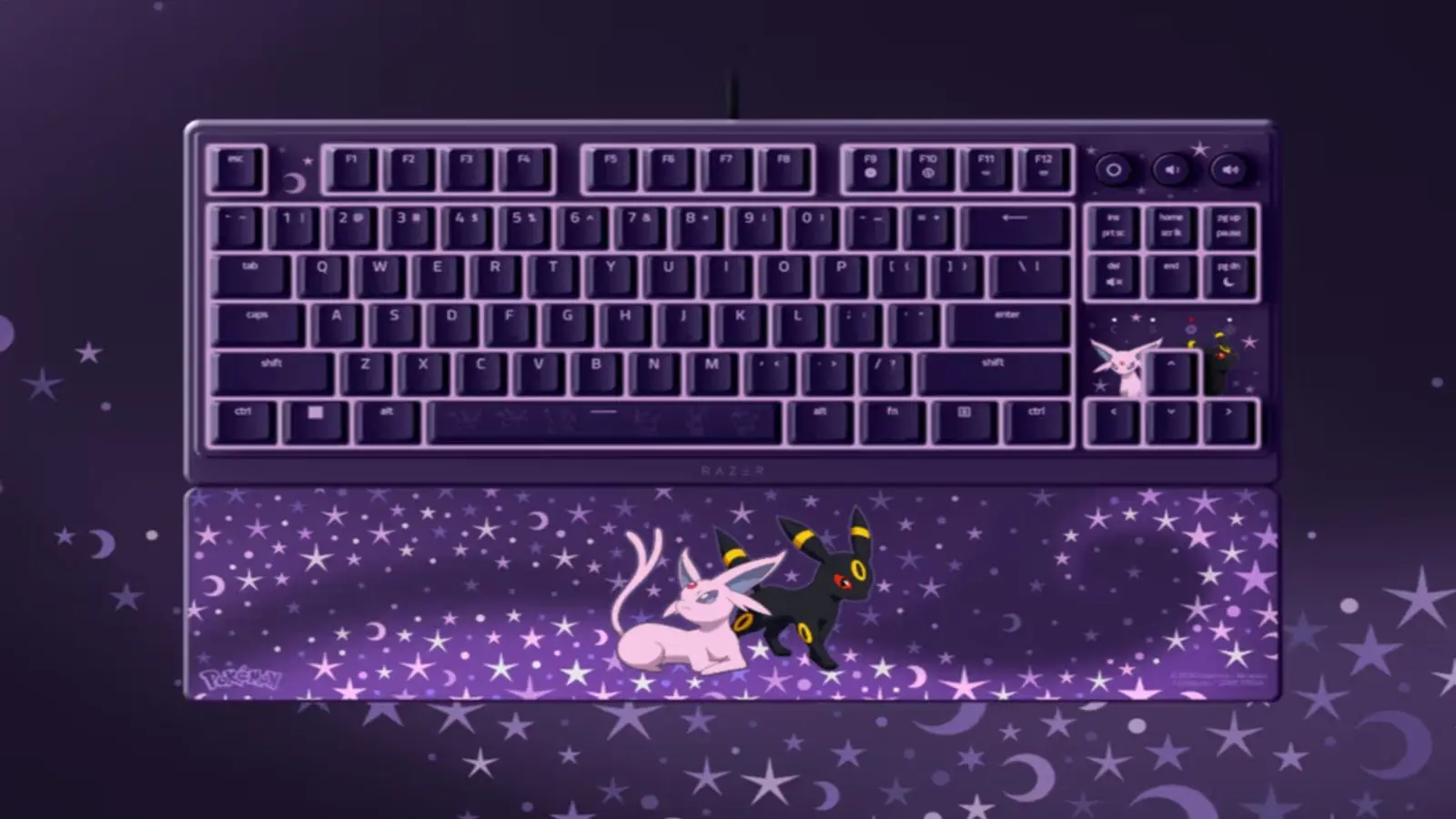 Razer and Pokémon Debut Stunning Espeon & Umbreon Dual Hardware Collection