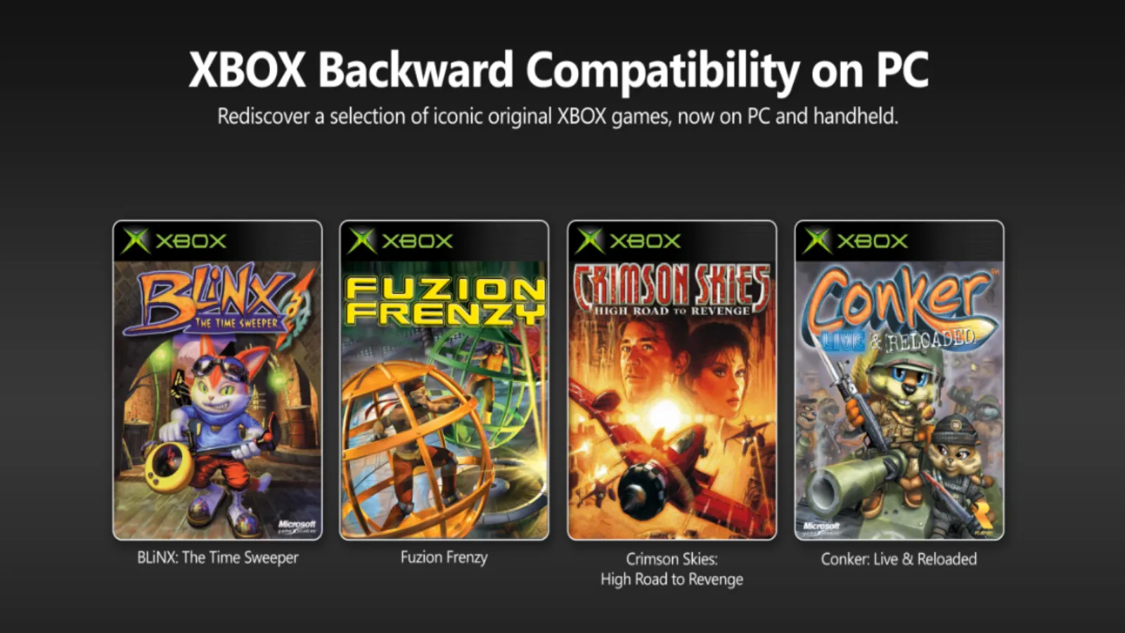 Microsoft Brings Original Xbox Backward Compatibility to PC and Game Pass