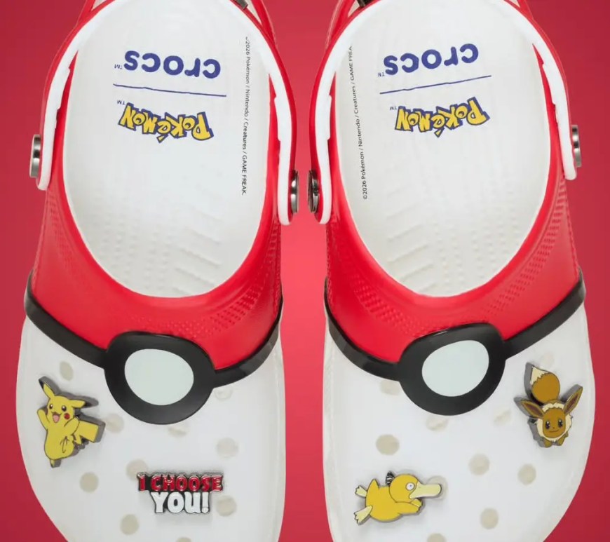 The Pokémon Crocs collab