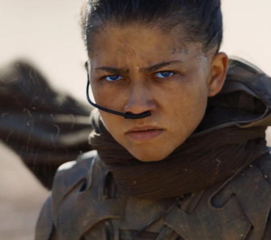 A still of Zendaya from Dune Part 3