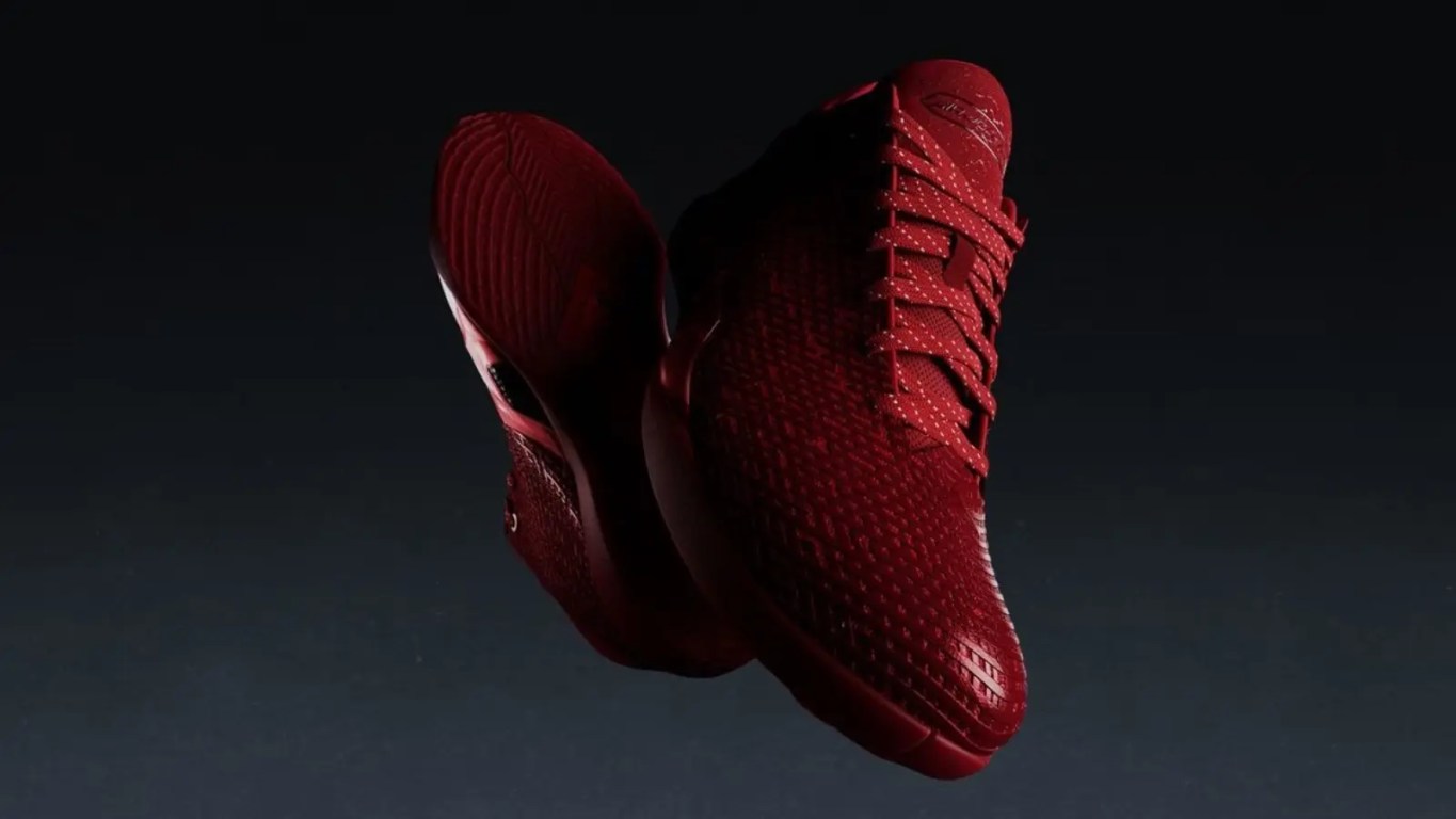 A look at the Jordan 41 in an all-red color