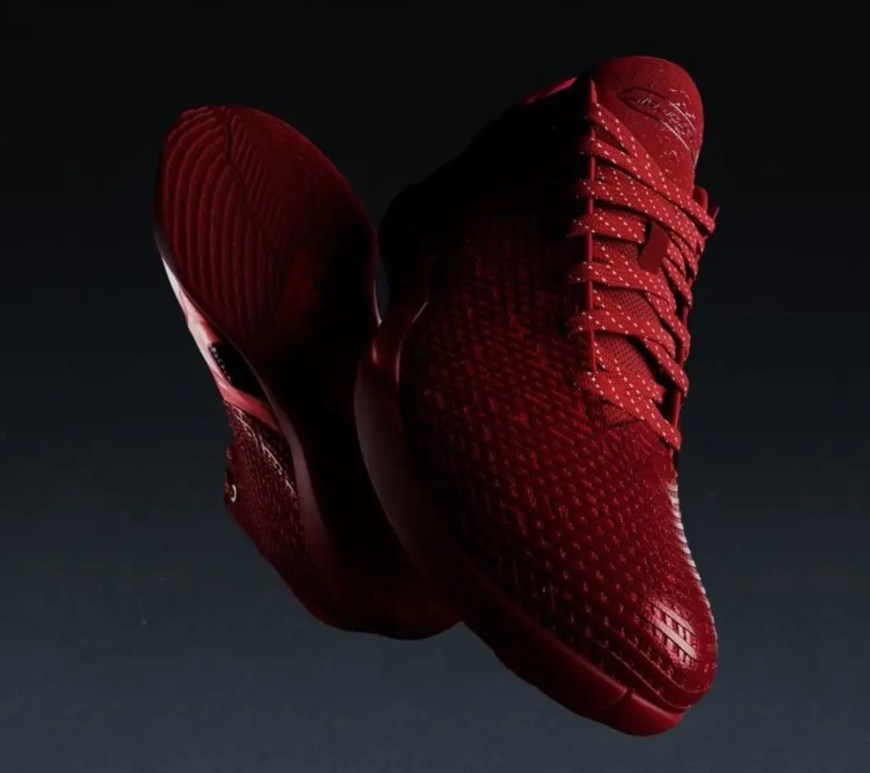 A look at the Jordan 41 in an all-red color