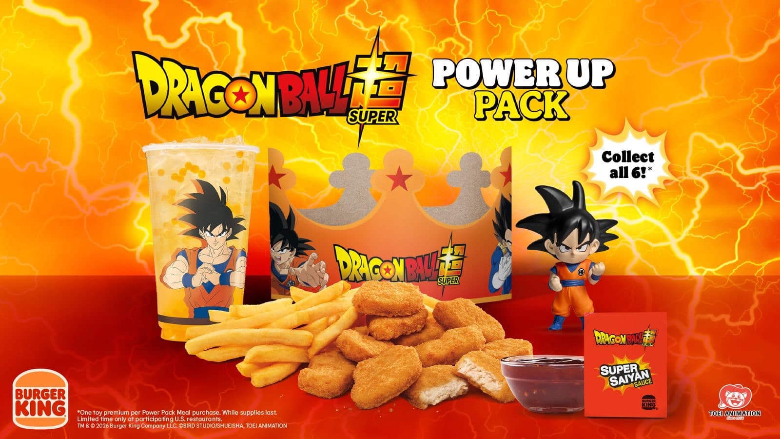 From Super Saiyan Sauce to Collectible Figures: Burger King Drops ‘Dragon Ball Super’ Pack