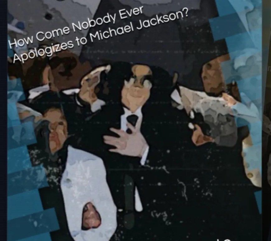 A still from the Apologize to MJ website.
