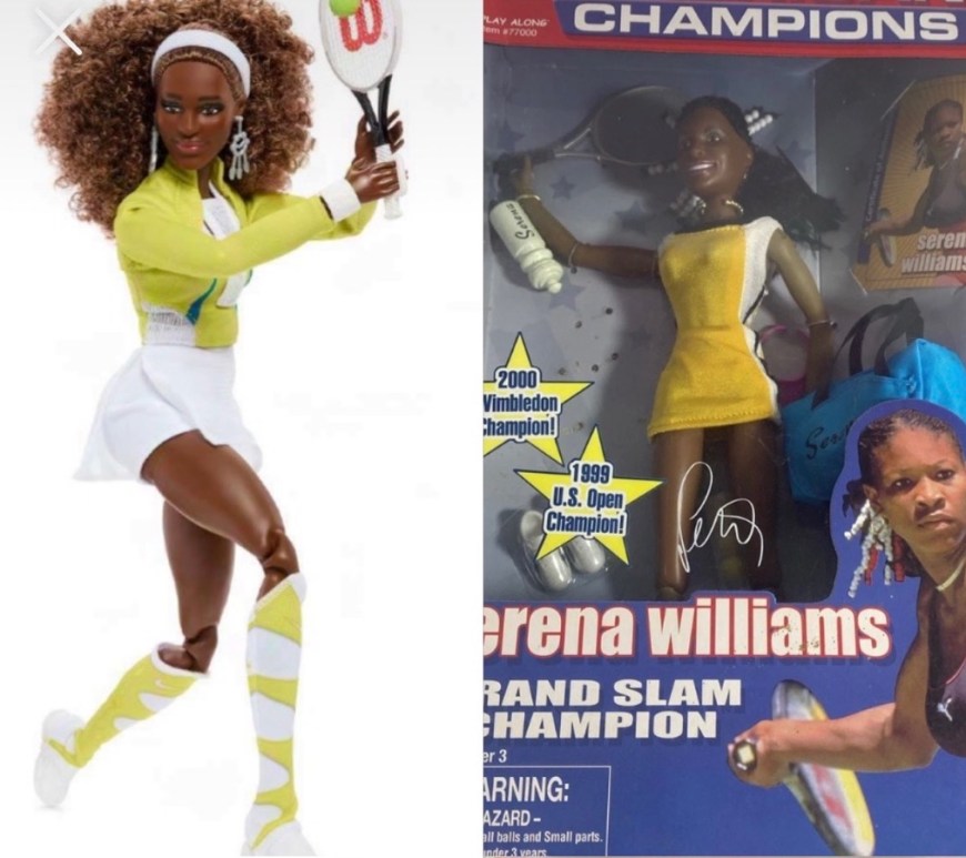 A look at the Serena Williams Barbie