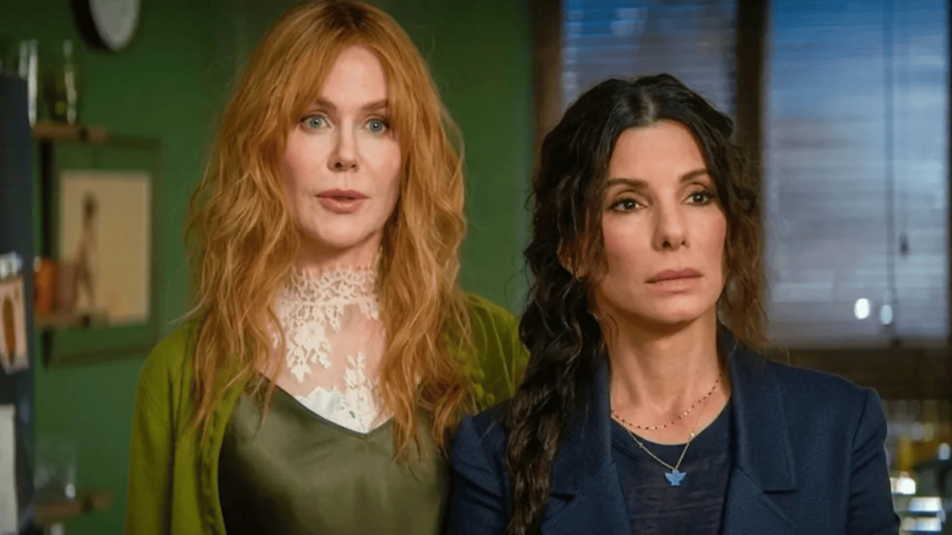 A still from Practical Magic 2 starring Sandra Bullock and Nicole Kidman